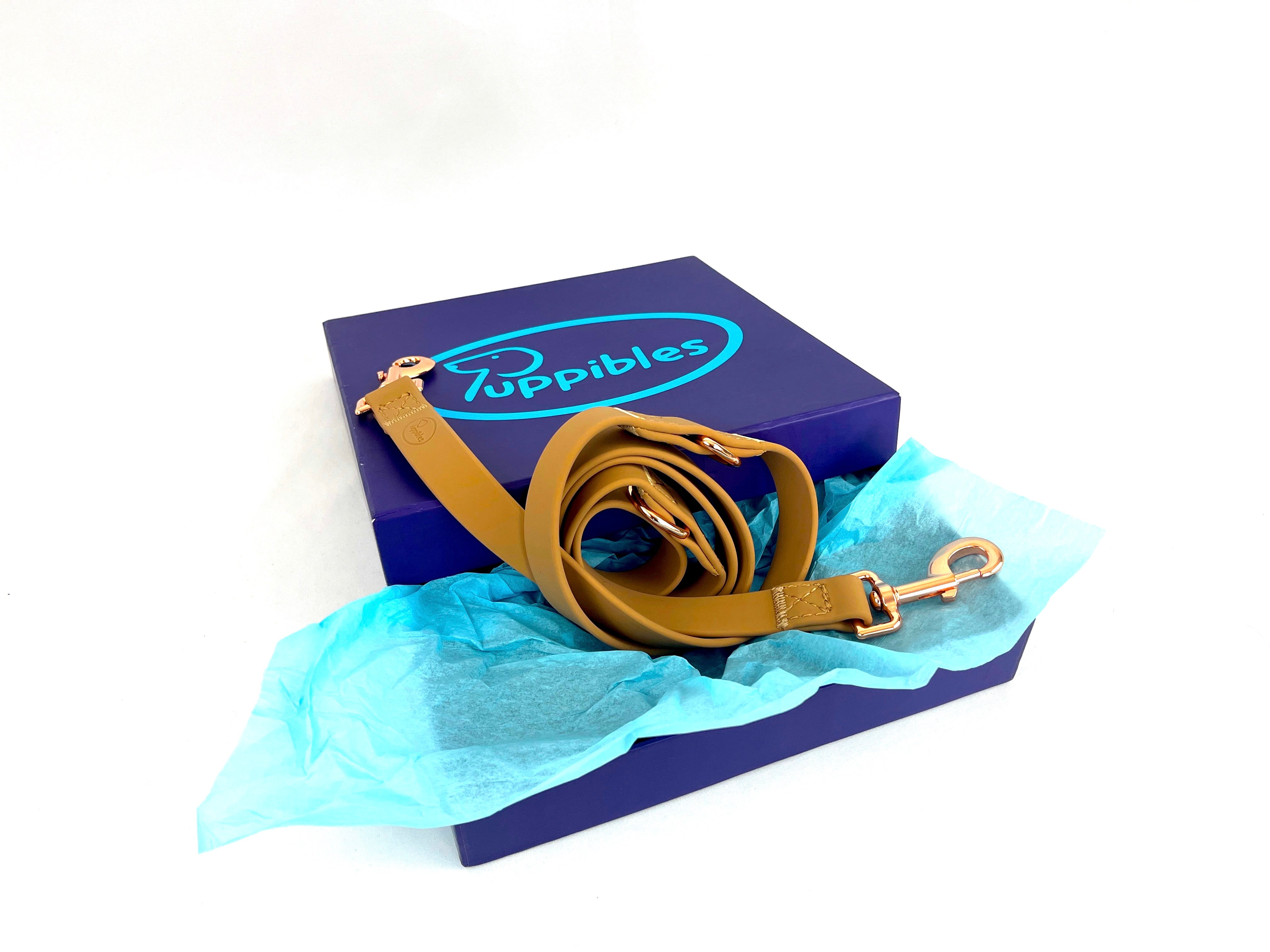 Puppibles Premium Tan Dog Leash
