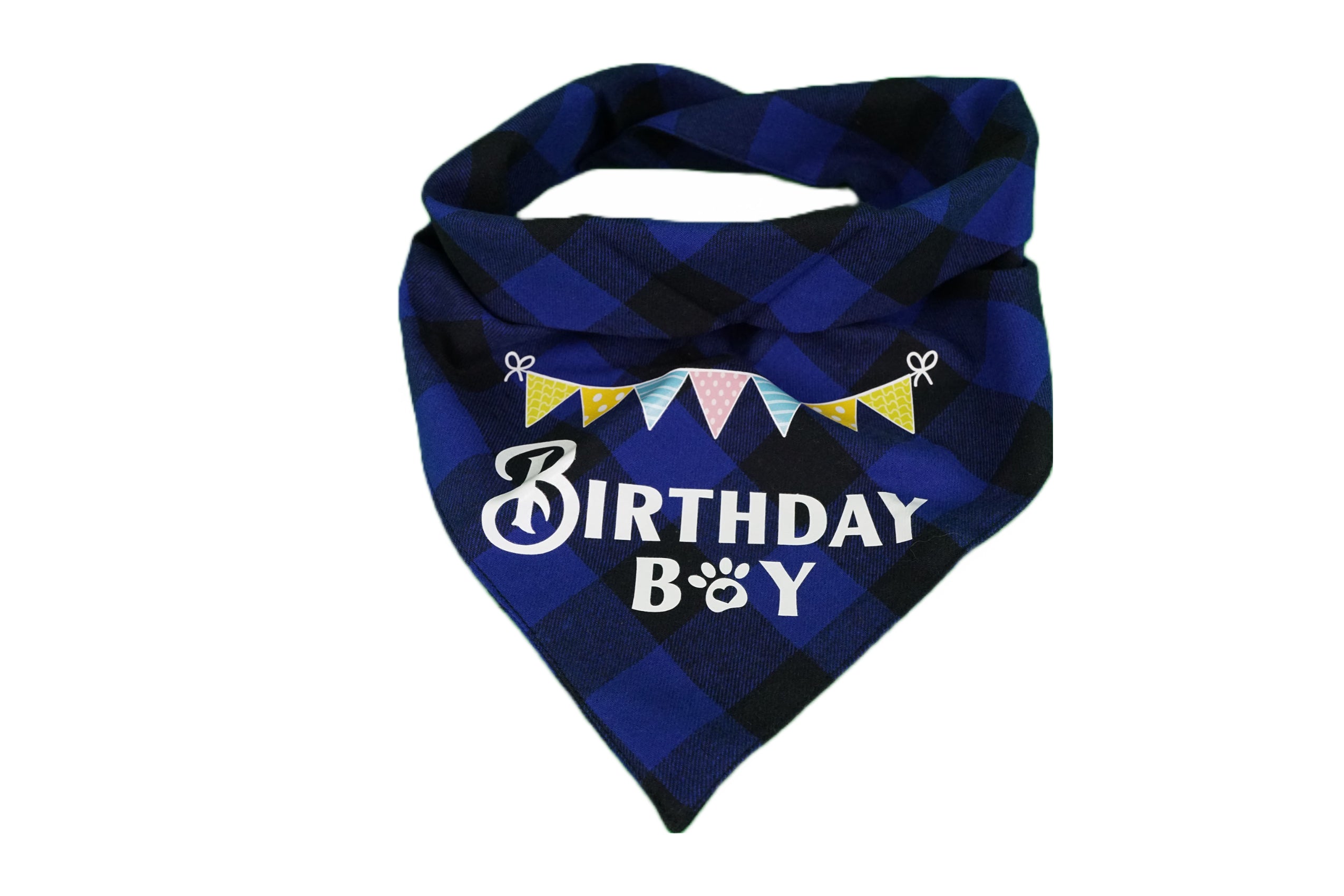Puppibles Birthday Boy Blue Pet Bandana