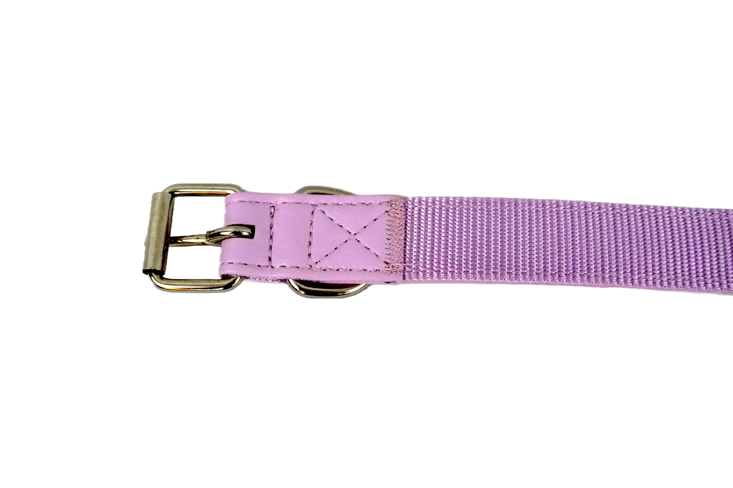 Puppibles Vegan Leather Lavender Dog Collar