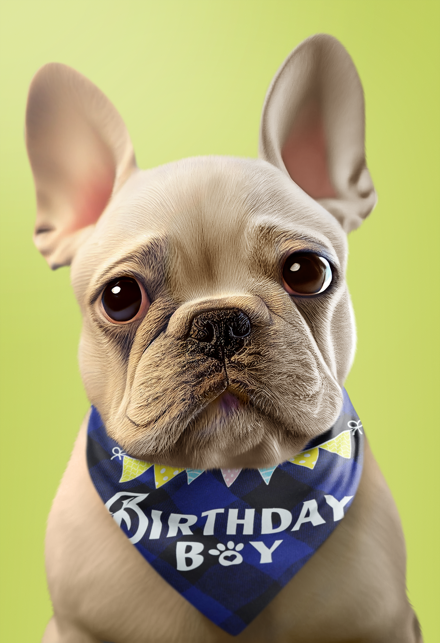 Puppibles Birthday Boy Blue Pet Bandana