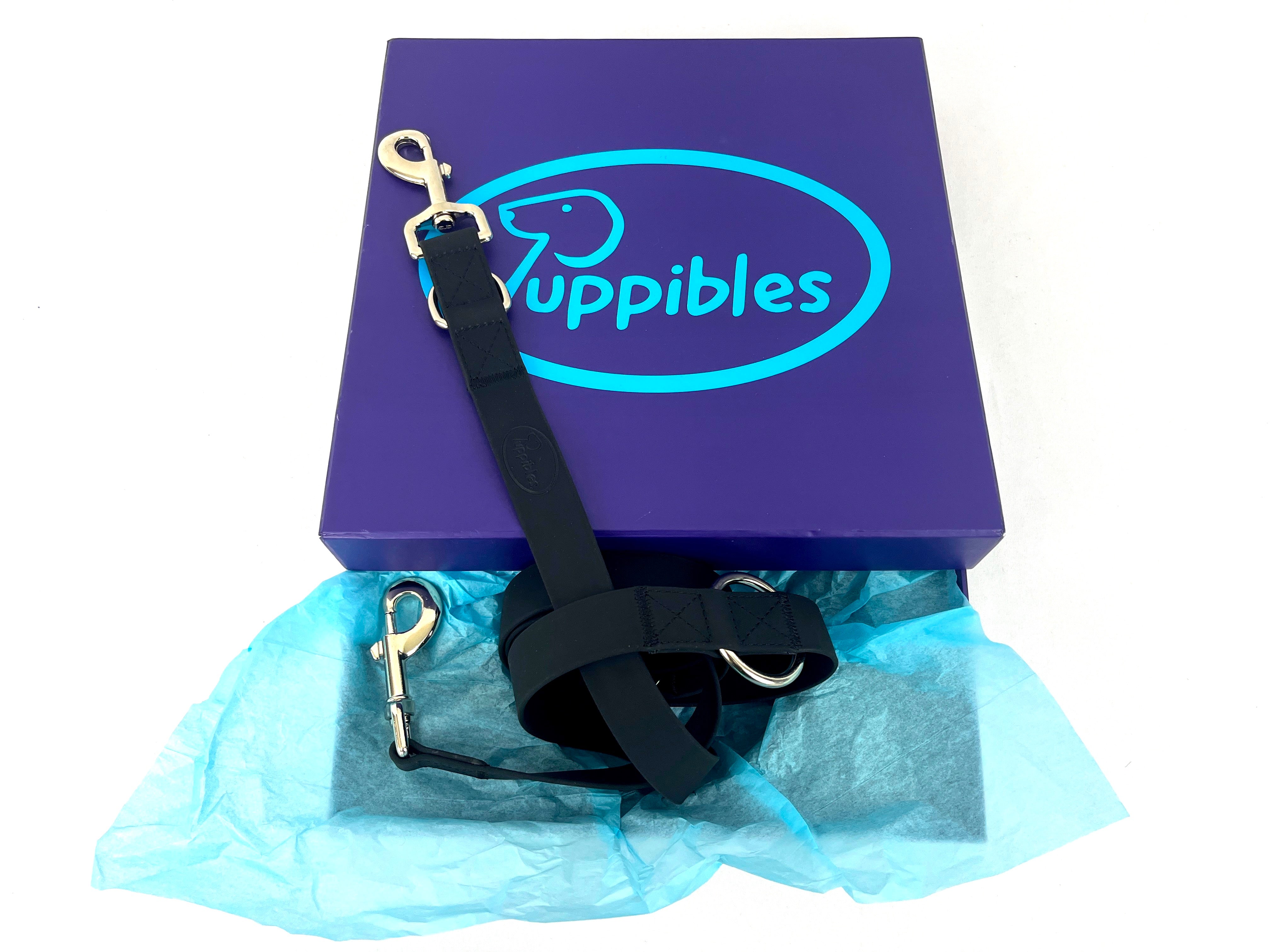 Puppibles Multi-functional Black Dog Leash