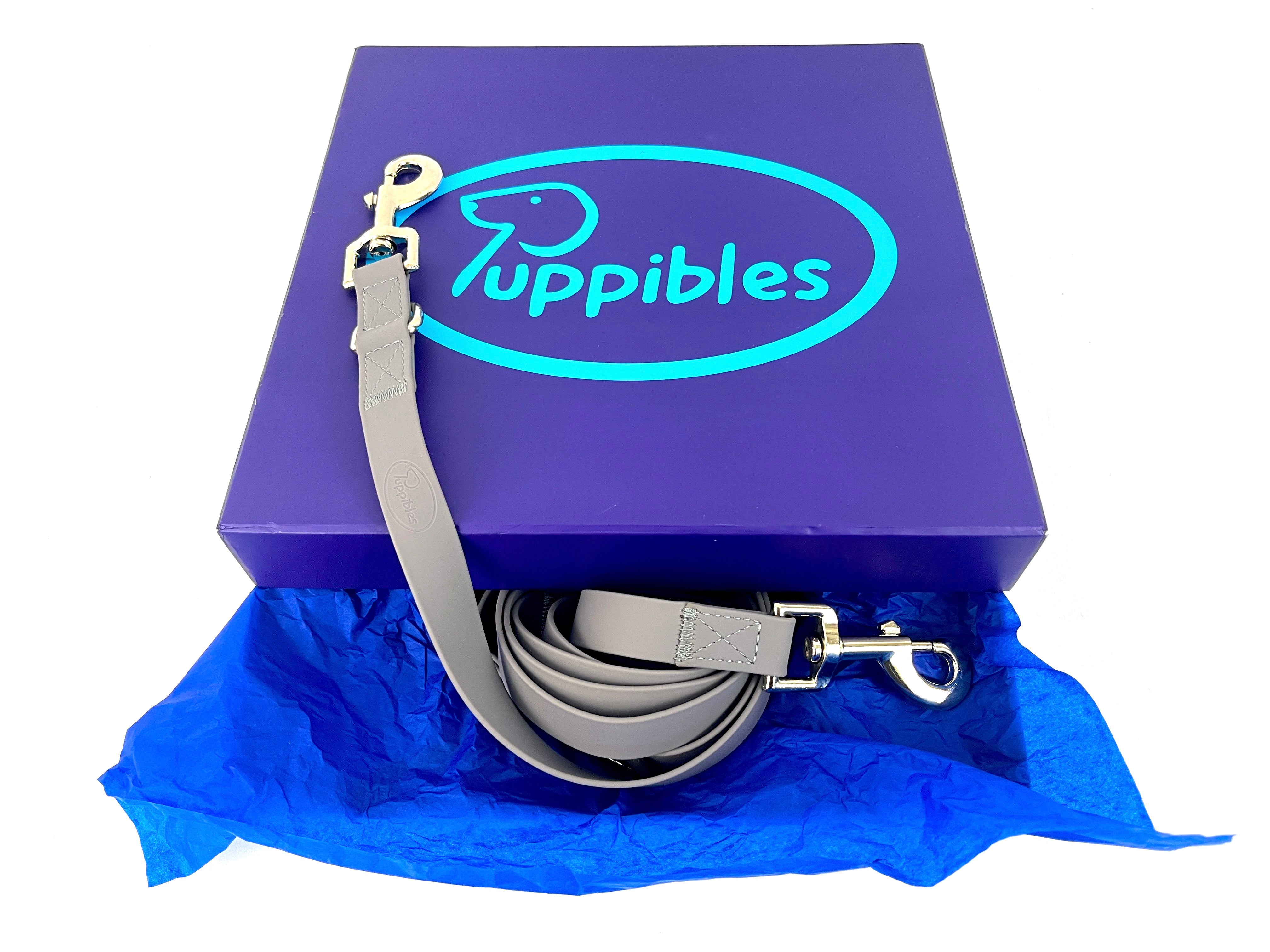 Puppibles Multi-functional Grey Dog Leash