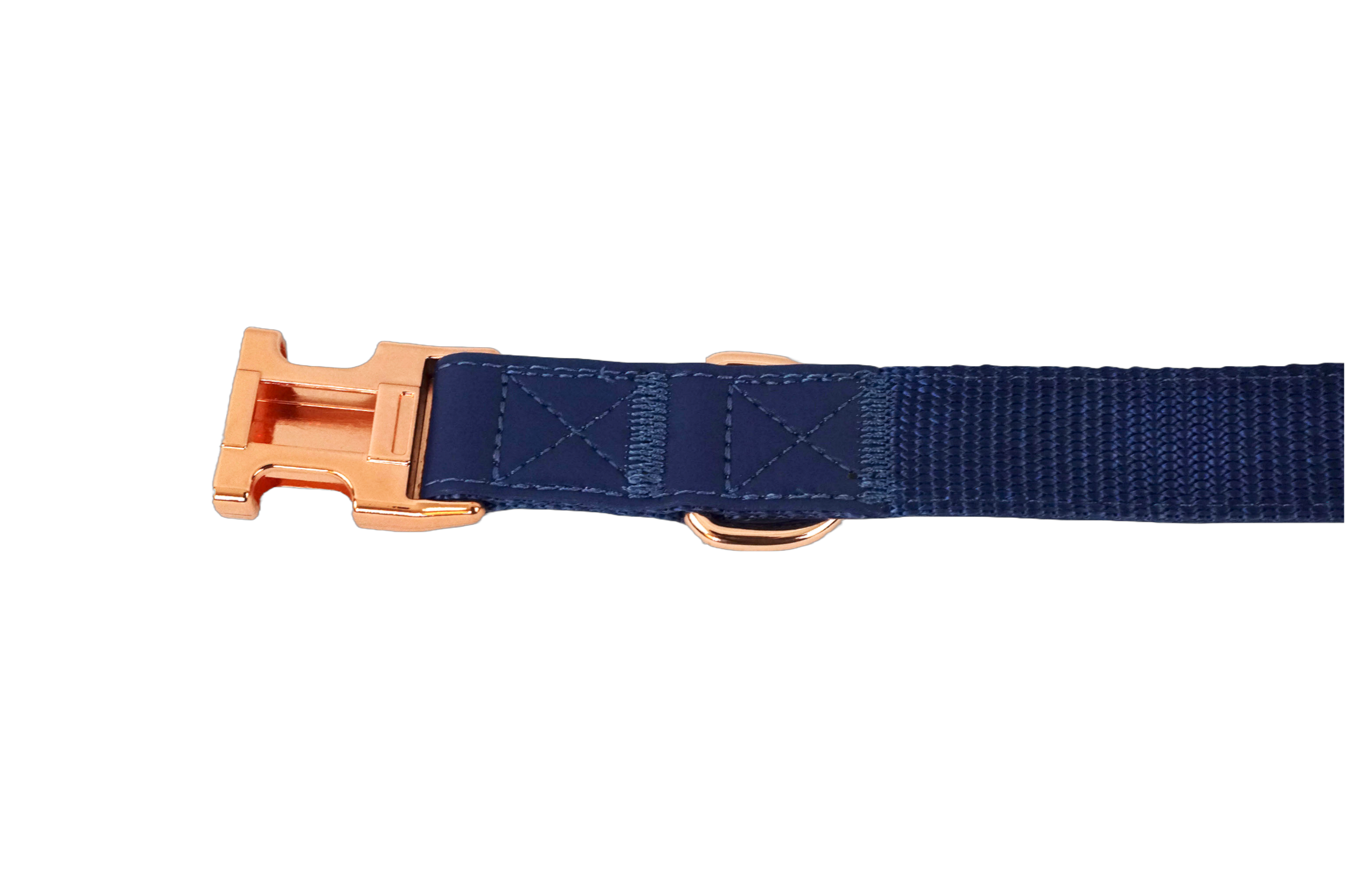 Puppibles Premium Vegan Leather Indigo Dog Collar