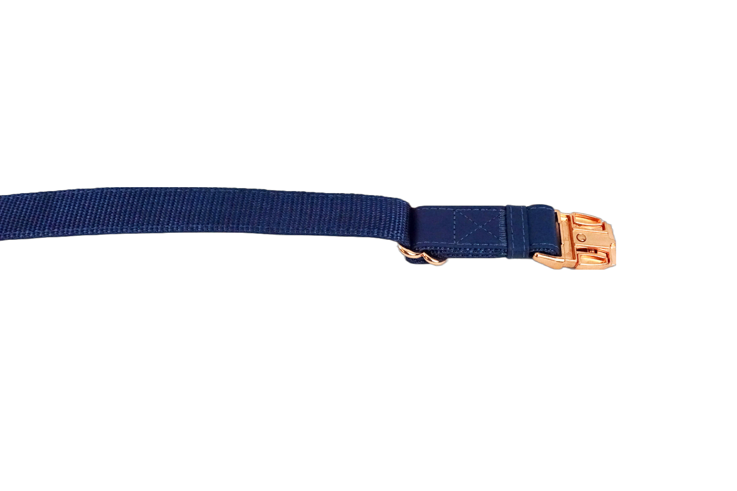 Puppibles Premium Vegan Leather Indigo Dog Collar