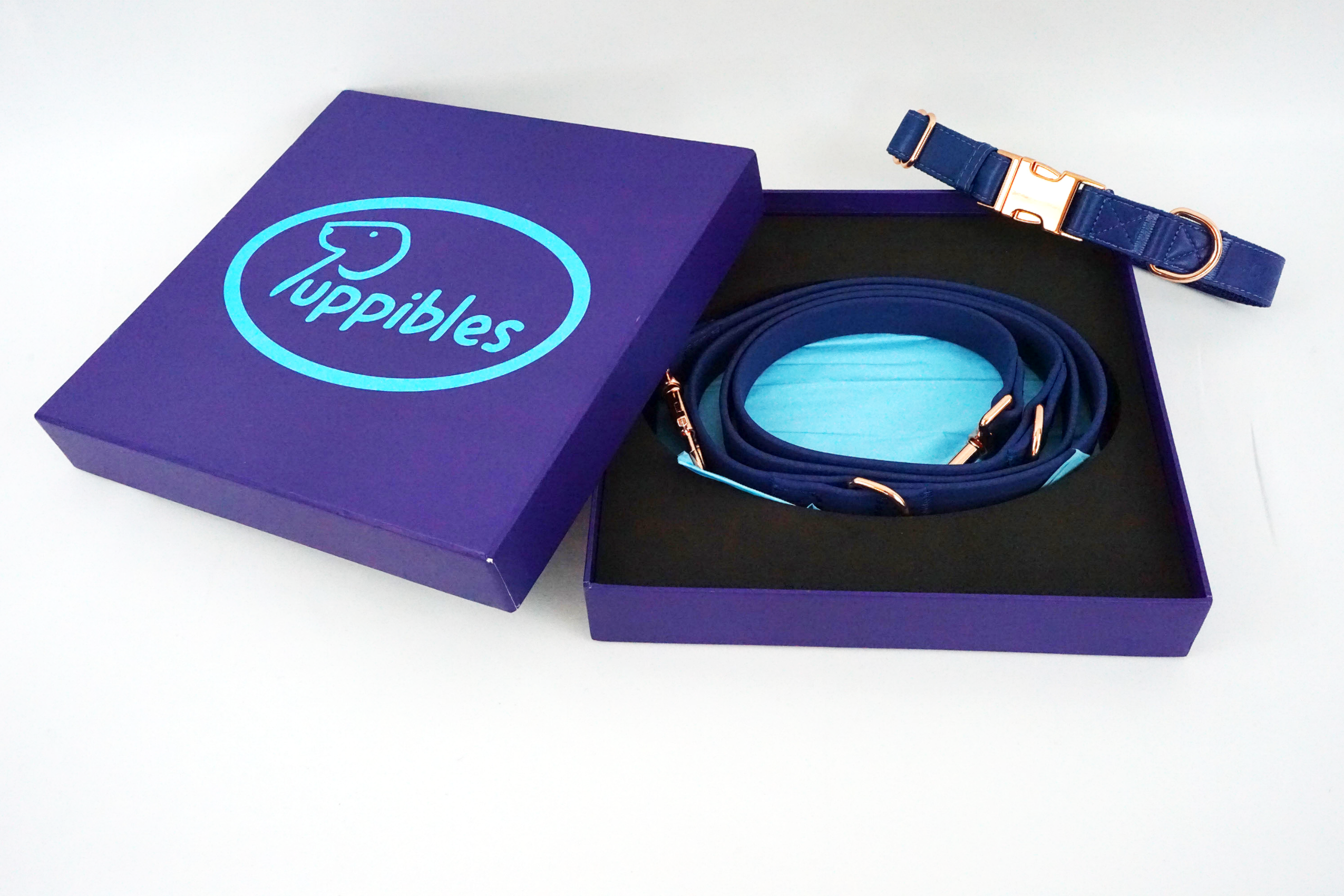 Puppibles Premium Indigo Dog Leash