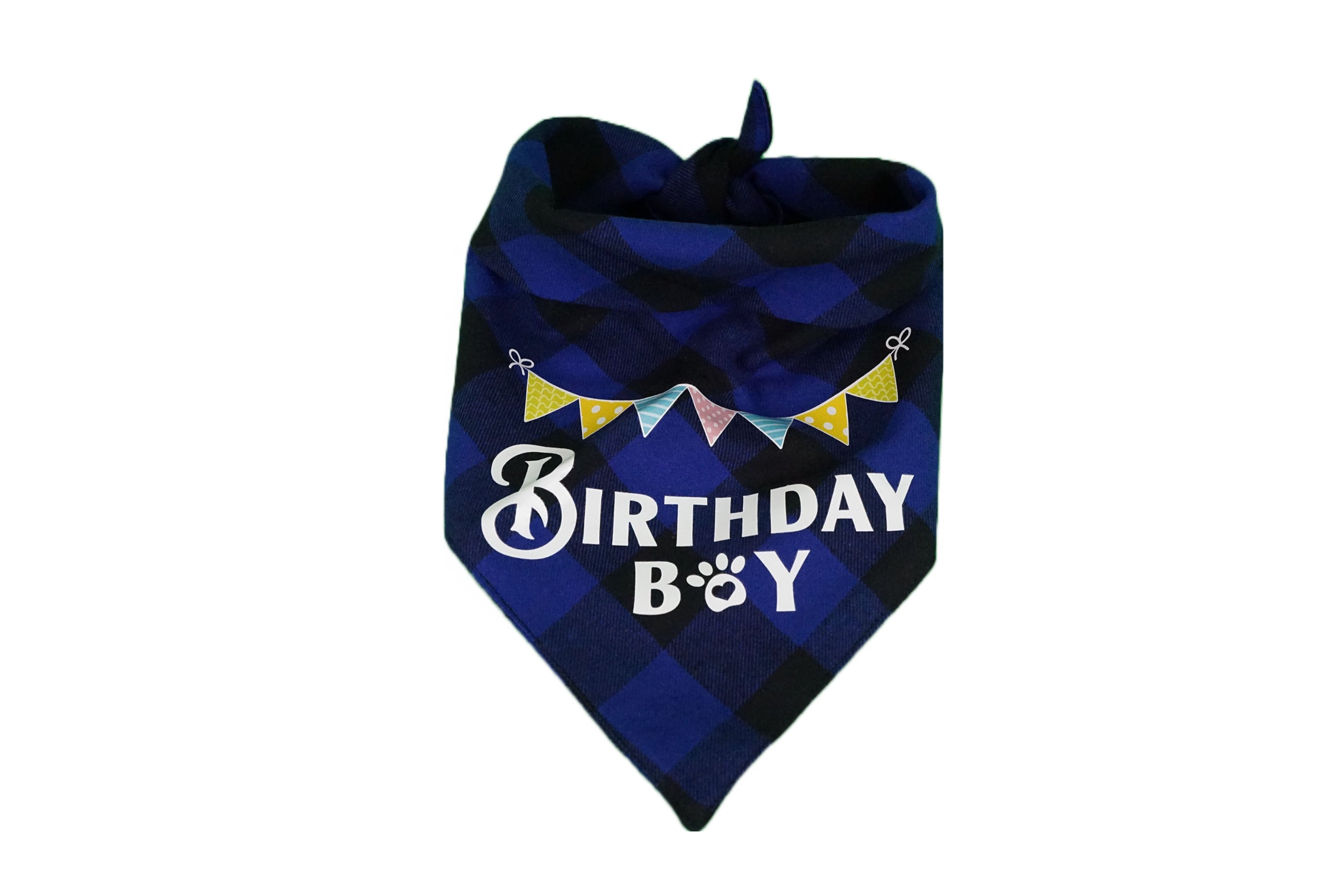 Puppibles Shoes and Blue Color Birthday Boy Bandana Bundle