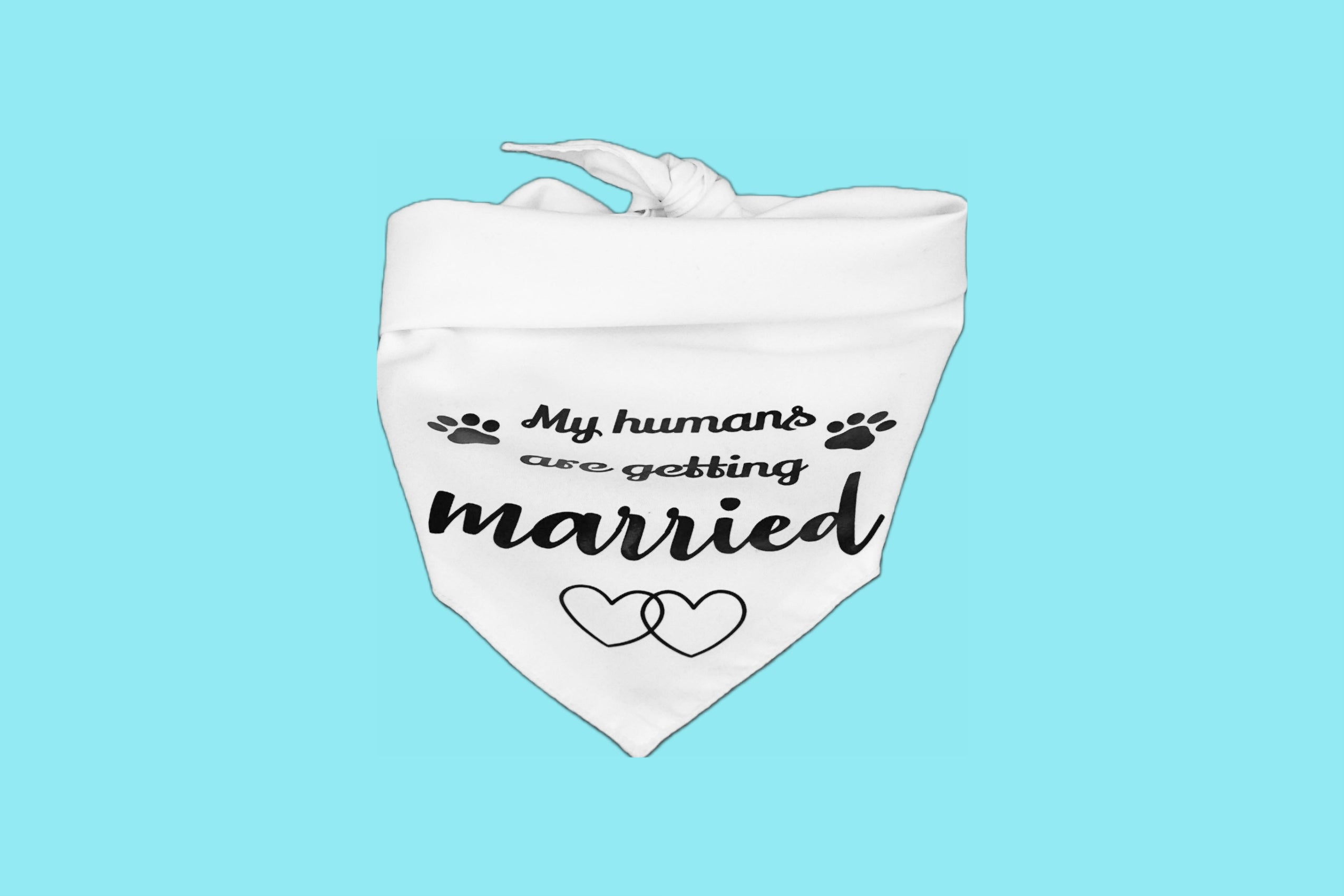 Puppibles Getting Married Pet Bandana