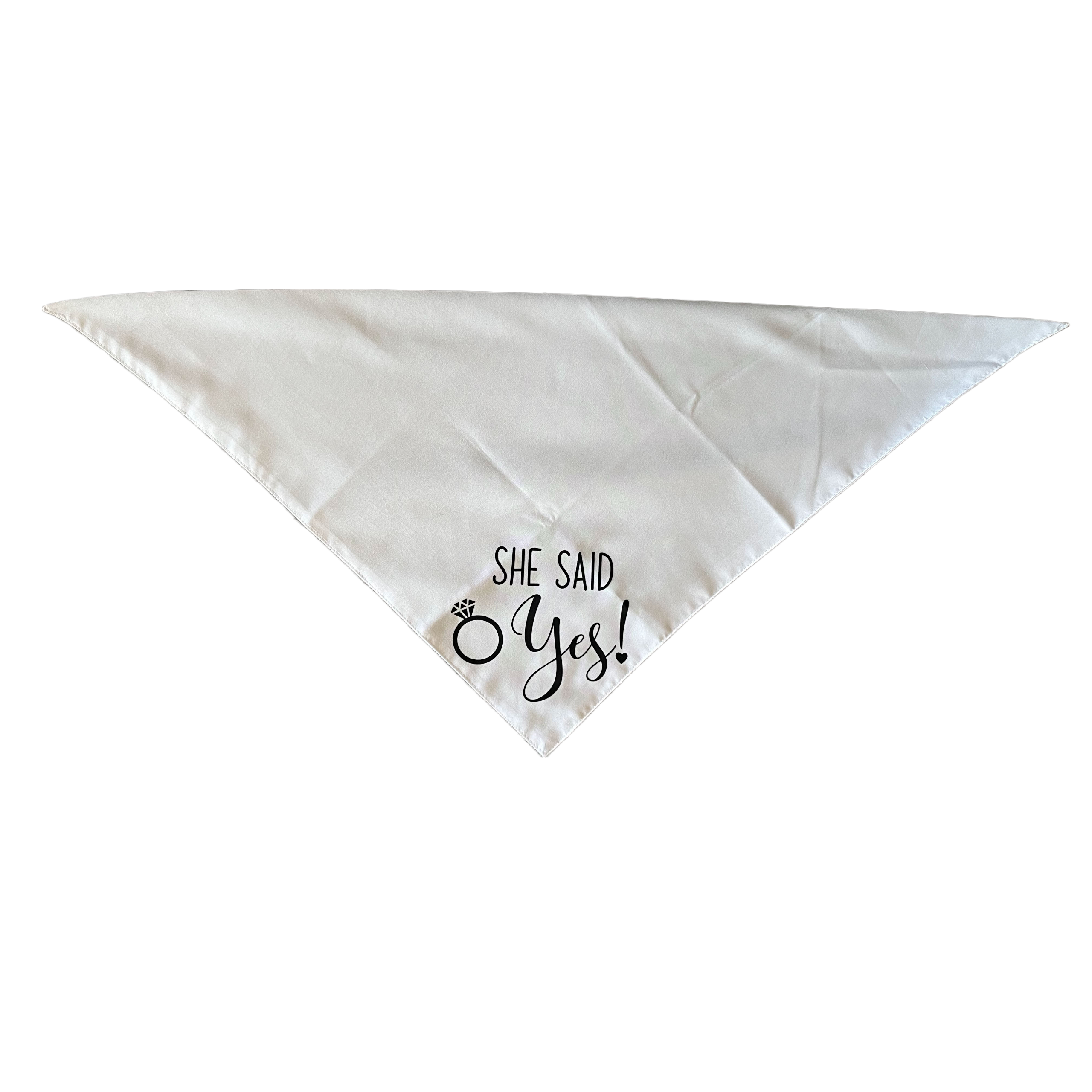 Puppibles She Said Yes Pet Bandana