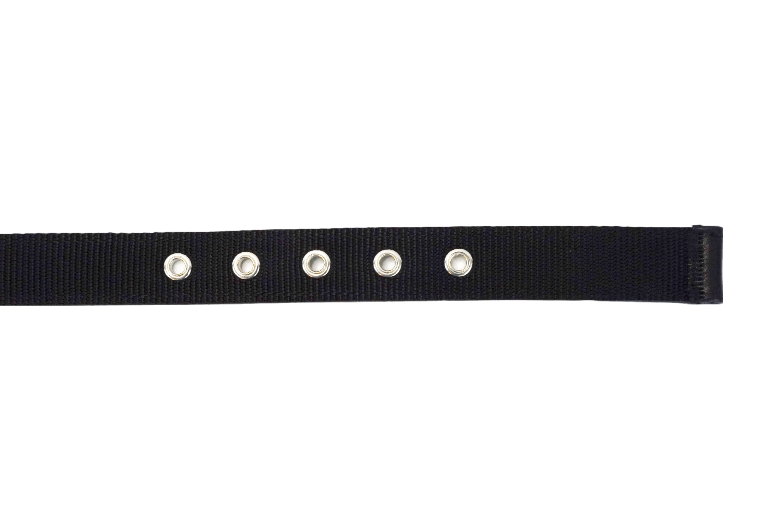 Puppibles Vegan Leather Black Dog Collar