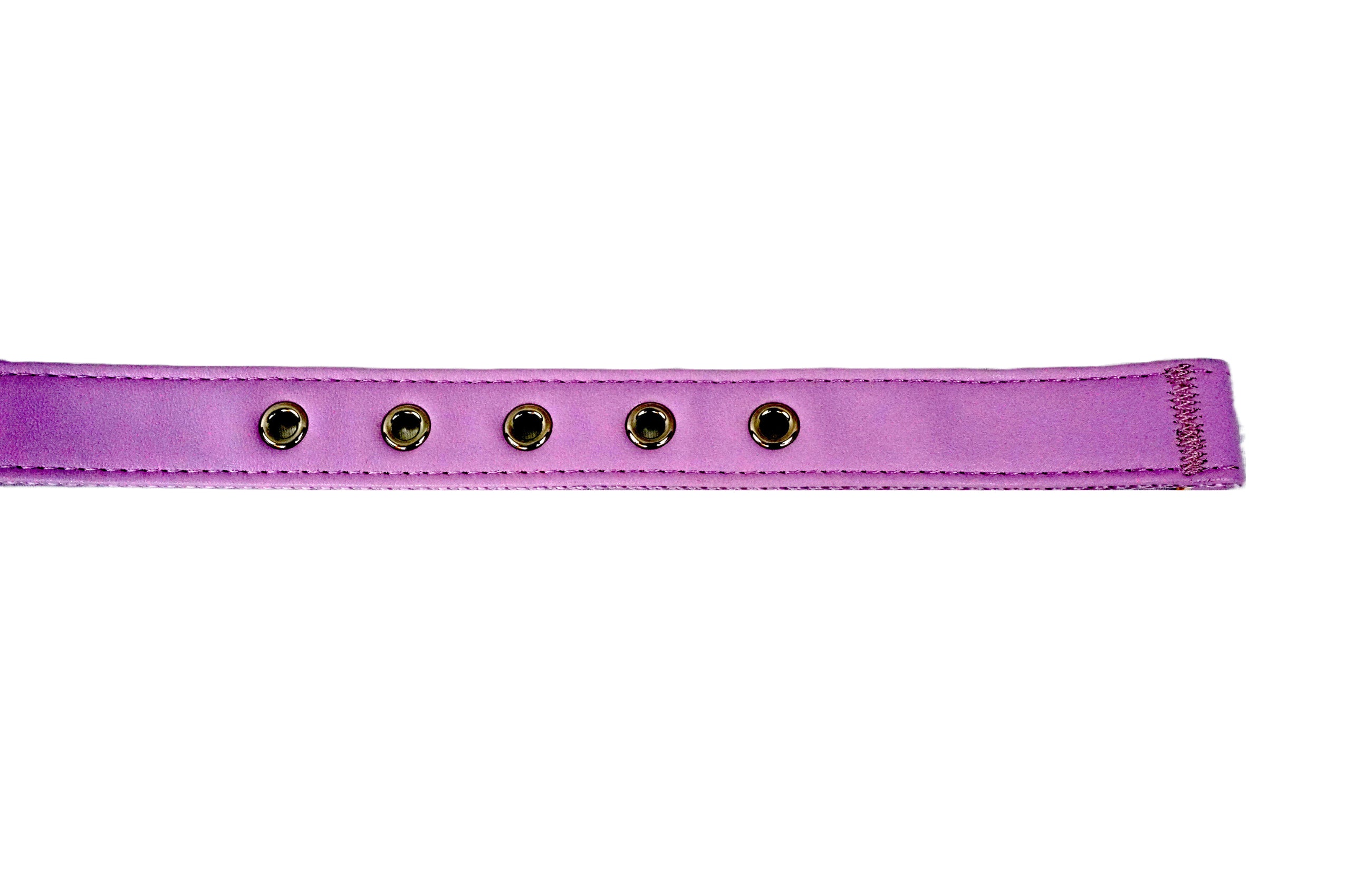 Puppibles Vegan Leather Lavender Dog Collar