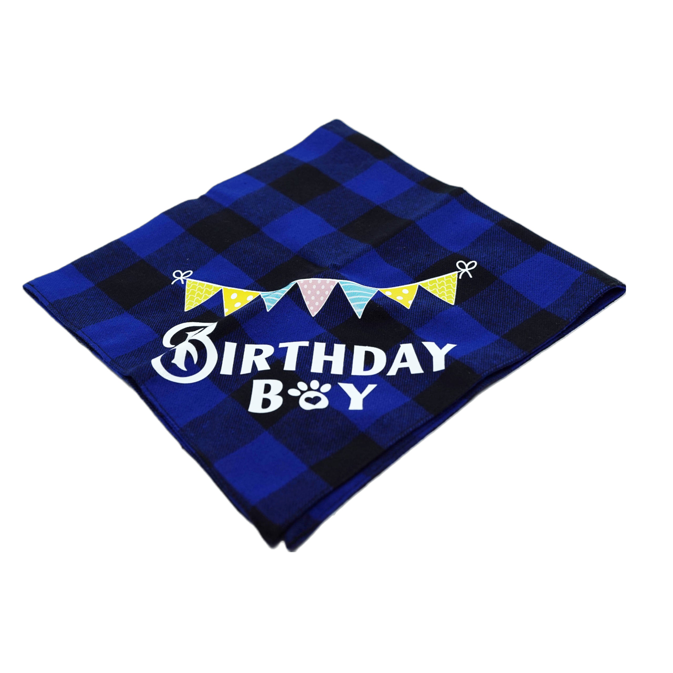 Puppibles Shoes and Blue Color Birthday Boy Bandana Bundle