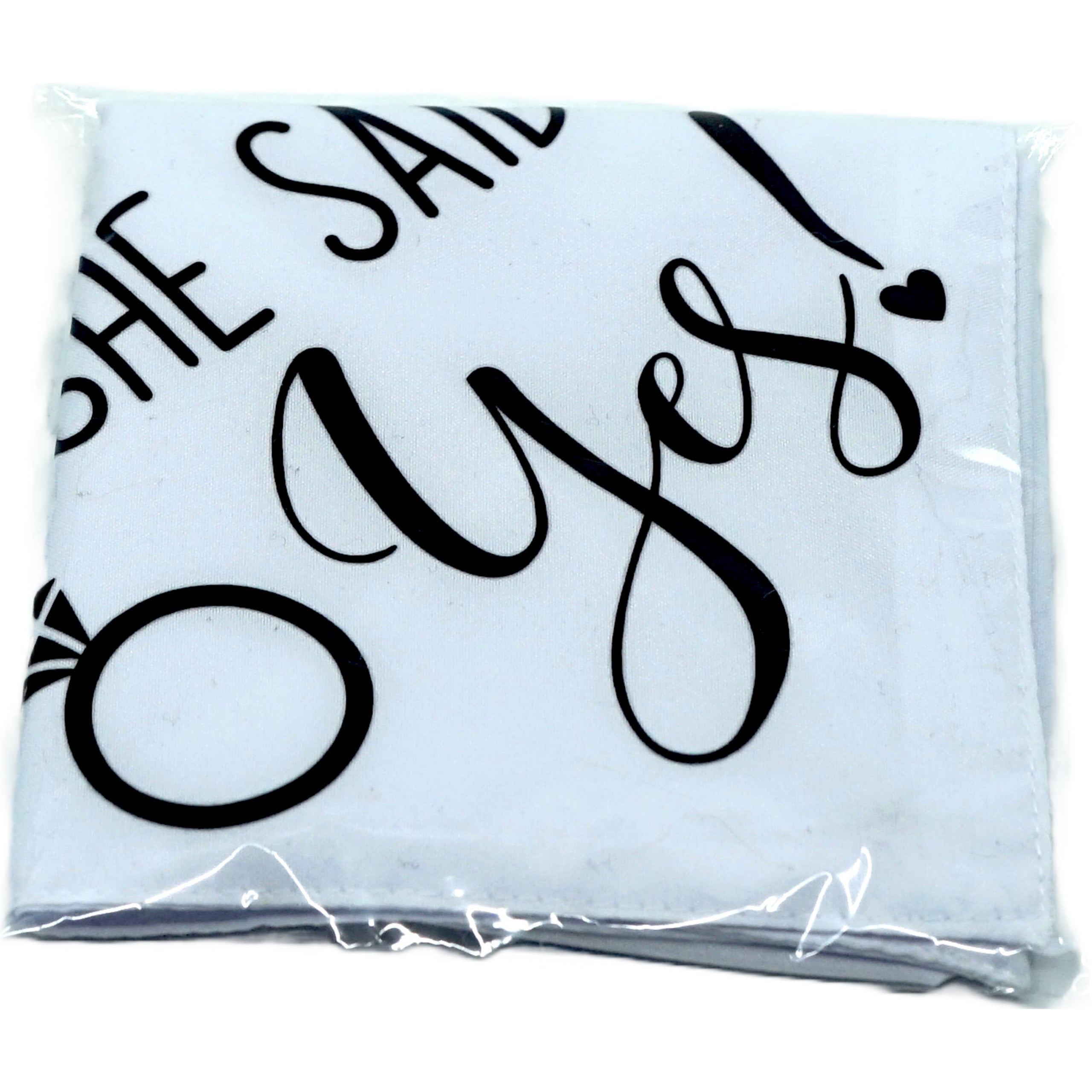 Puppibles She Said Yes Pet Bandana