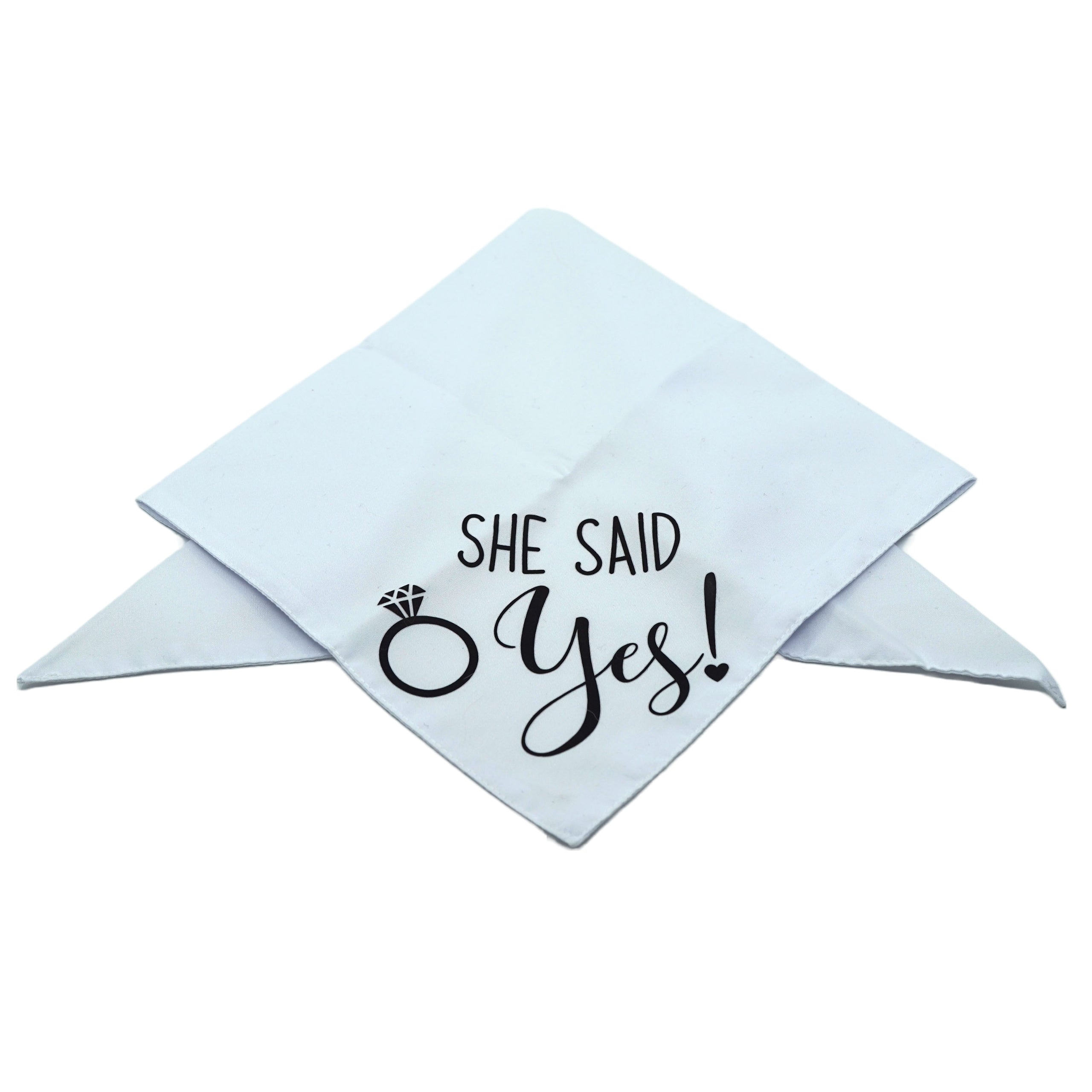 Puppibles She Said Yes Pet Bandana